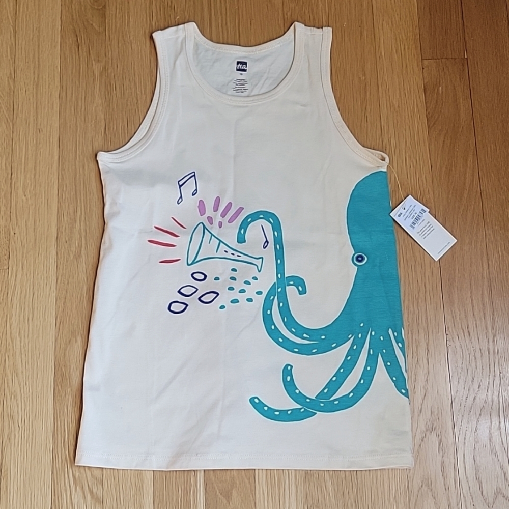 NWT Tea Collection Graphic Tank - Jazzy Octopus